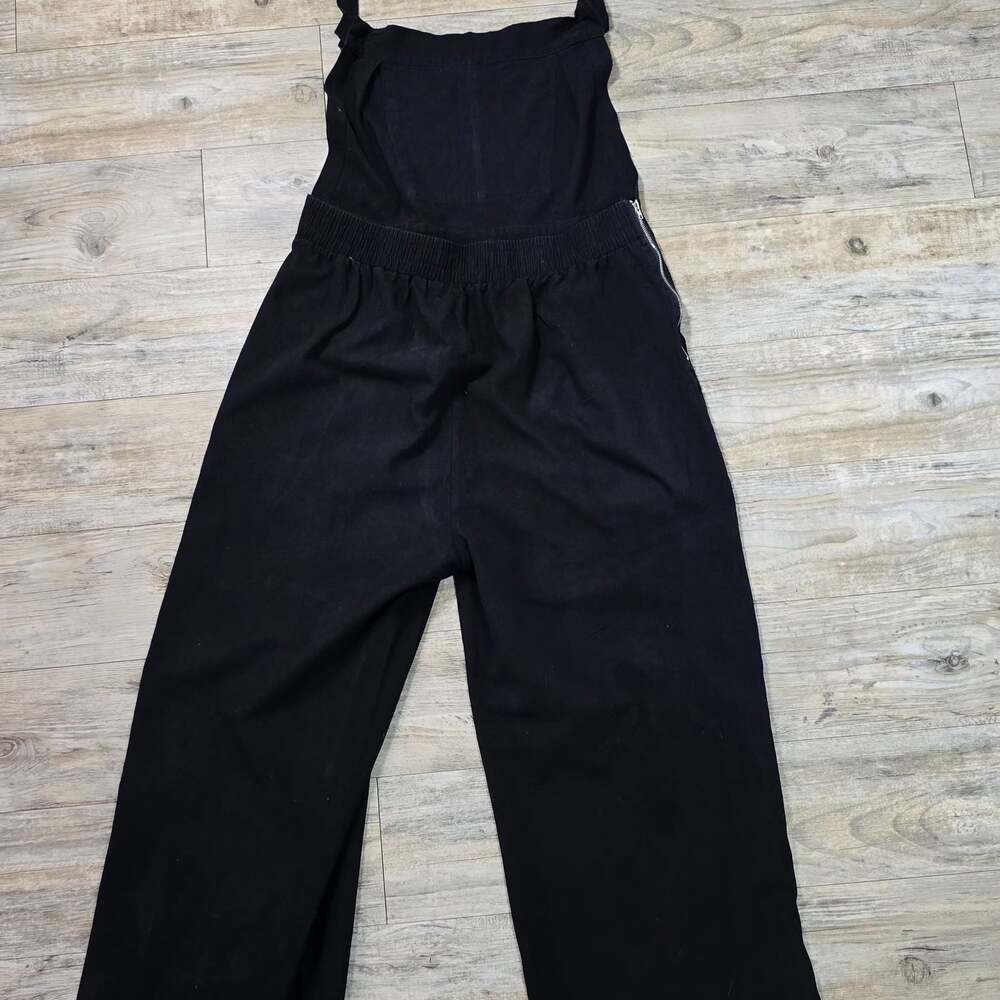 Coofandy Single Strap Halter Cotton Jumpsuit